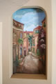 Entering a Village, Niche Mural